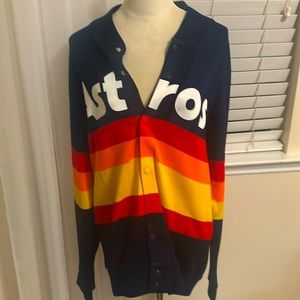 AUTHENTIC Astros cardigan.  Also known as the Kate Upton cardigan.